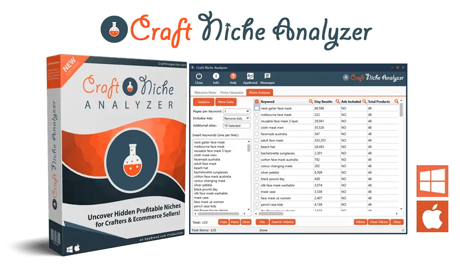 craft niche analyzer tools