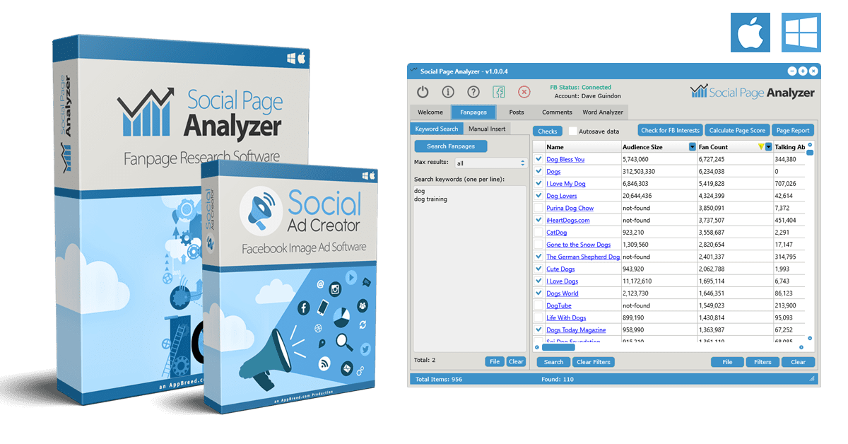 social page analyzer
